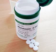 bottle of melatonin